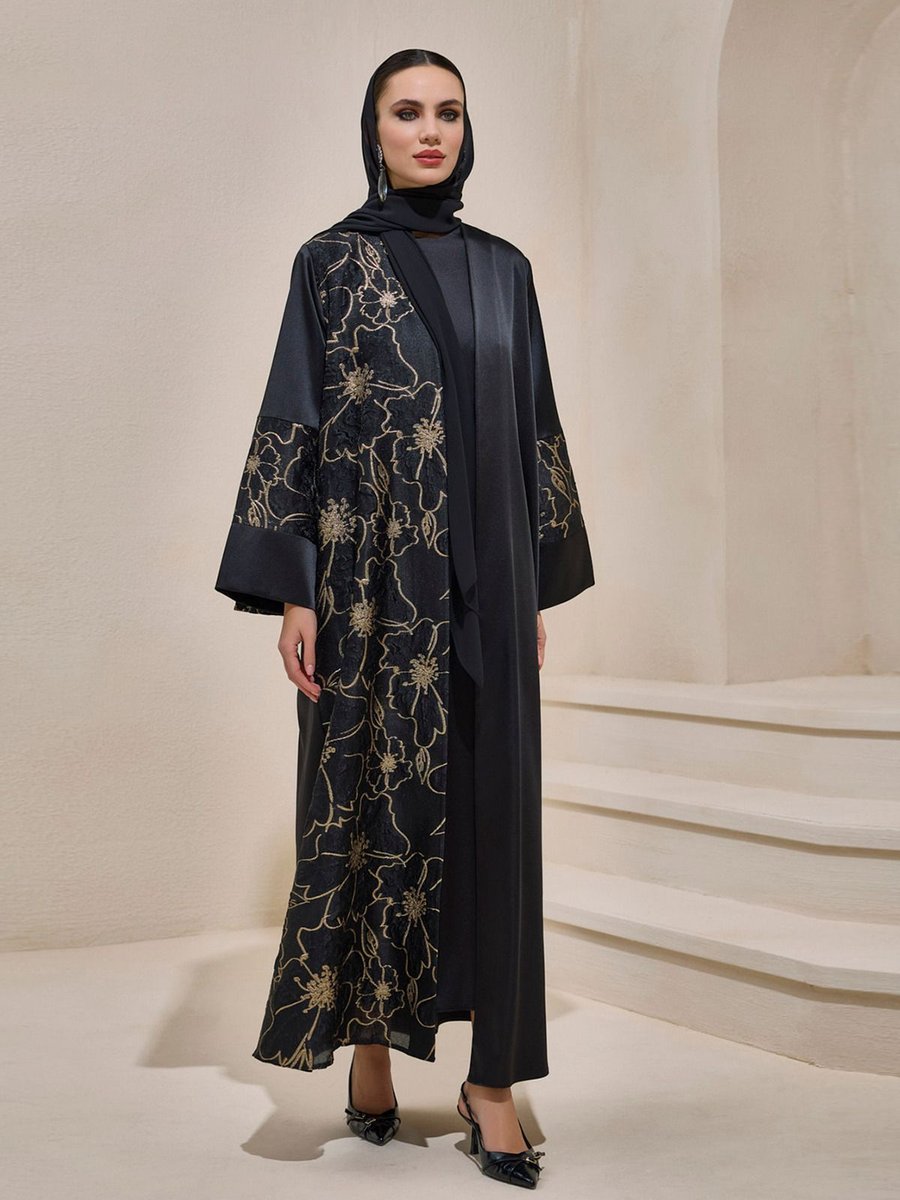 Al Sheıkha Vera Abaya Set Siyah Al Sheıkha