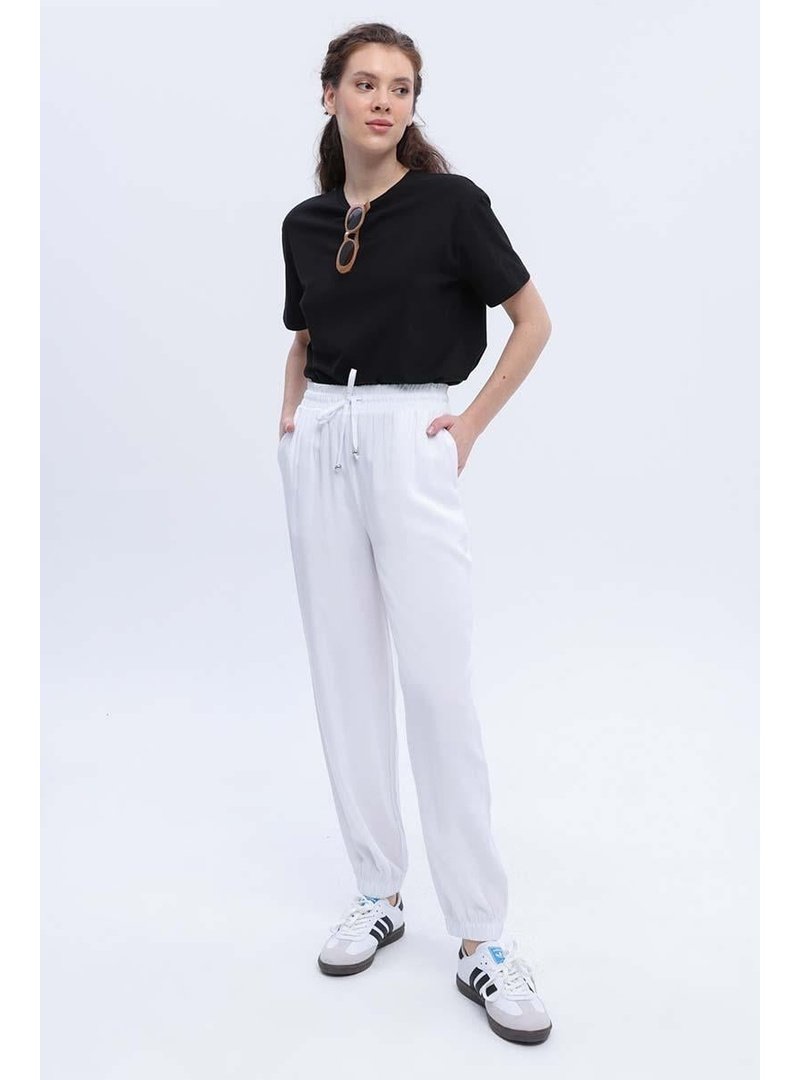 Allday Beyaz Jogger Pantolon