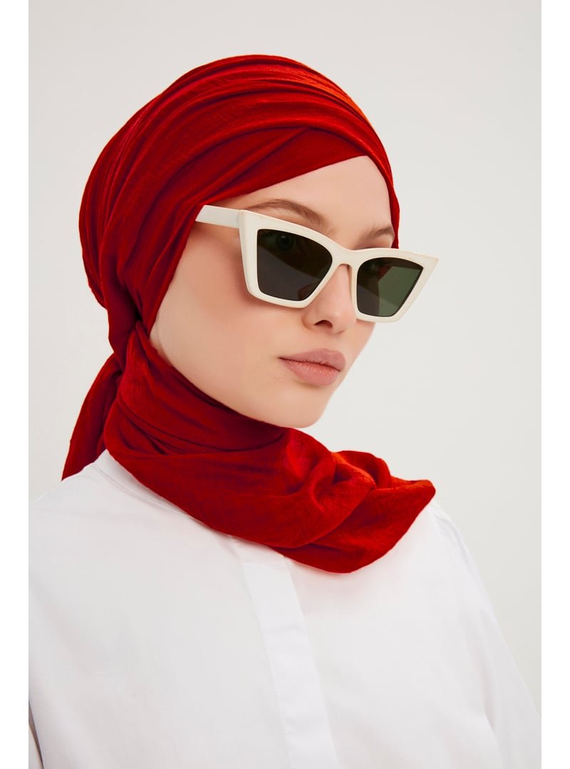 ŞALESS Kırmızı Confort Şal