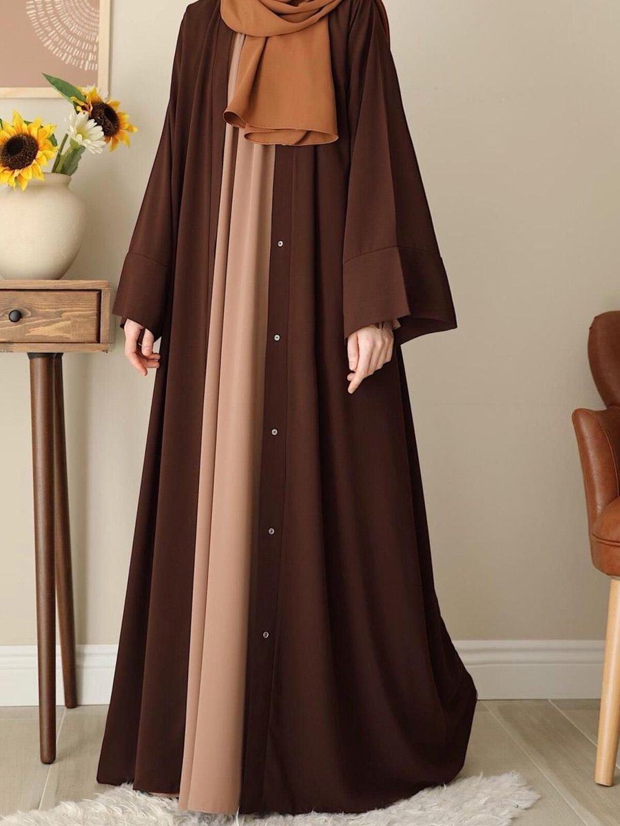 Ande Klasik Abaya Kahve