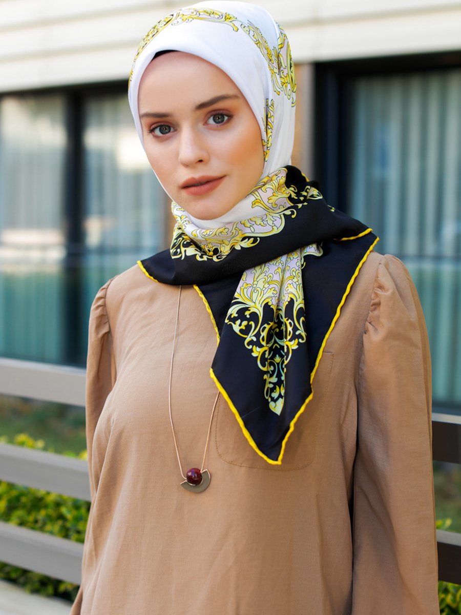 Şalevi Şal Evi Topaz Twill Eşarp Renkli