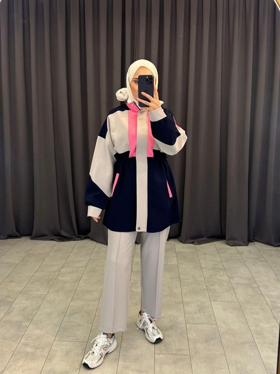 Moda Duall Belden Sıkmalı Gizli Fermuarlı Eşofman Takımı