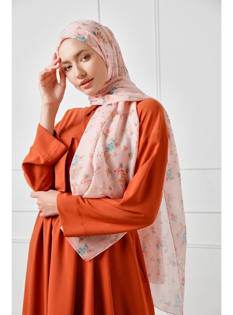 ŞALESS Somon Desenli Şal