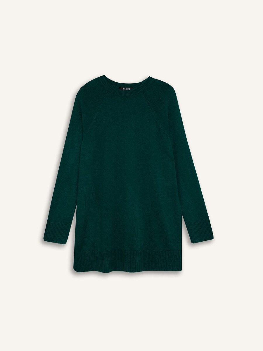 Defacto Regular Fit Bisiklet Yaka Basic Düz Triko Kazak Tunik C4474ax24au