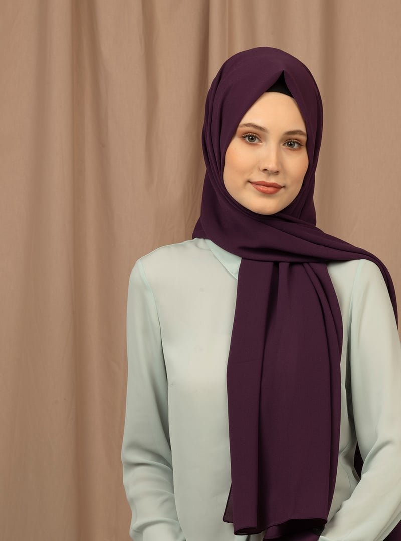 ŞALESS Mor Krep Şal