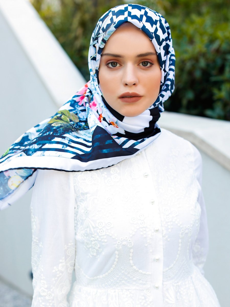 Şalevi Şal Evi Kristal Twill Eşarp Renkli