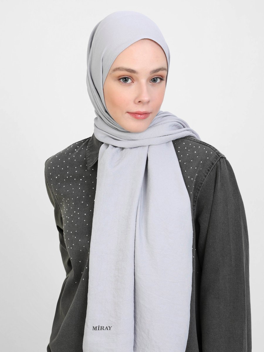 Miray Gümüş Pamuk Cazz Şal