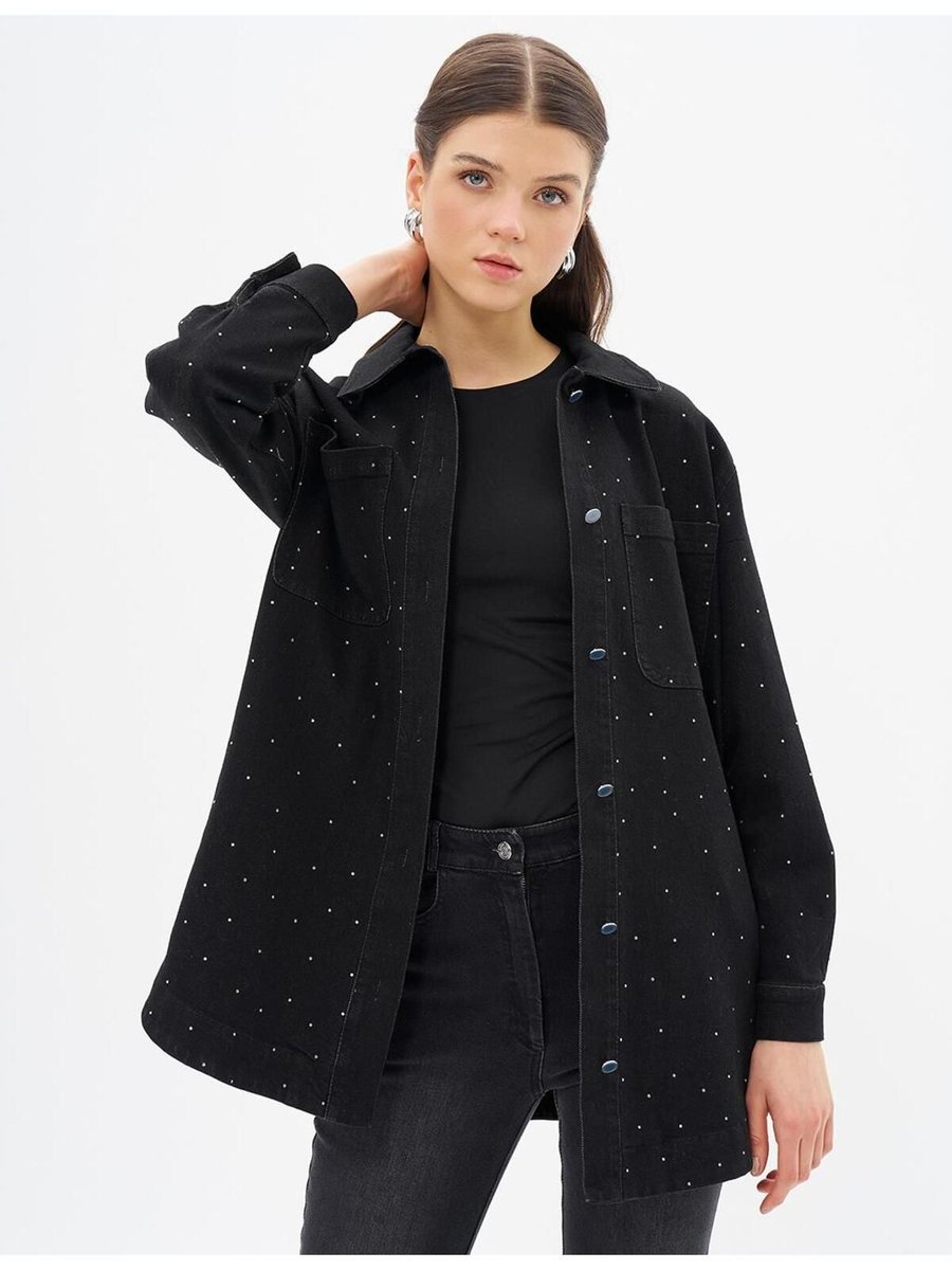Kayra Denim Gömlek Ka A24 Siyah