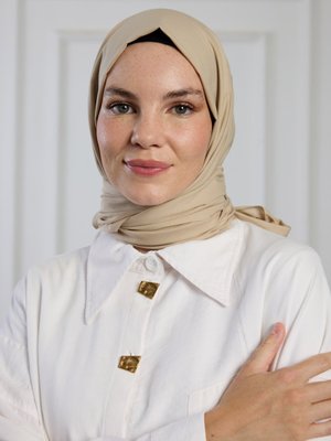 Pure Scarfs Taş Rengi Pure Pamuk Şal