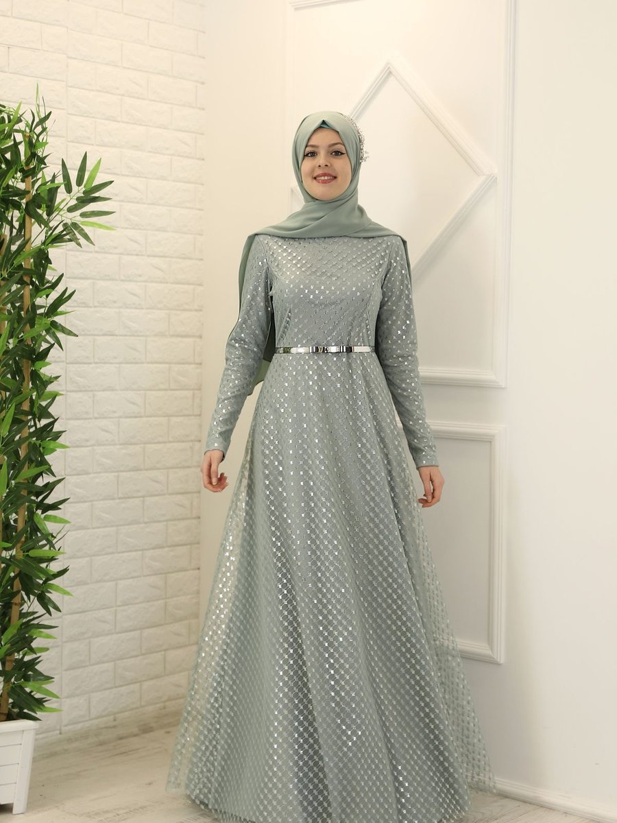 Exxitcollection Roza Abiye Elbise