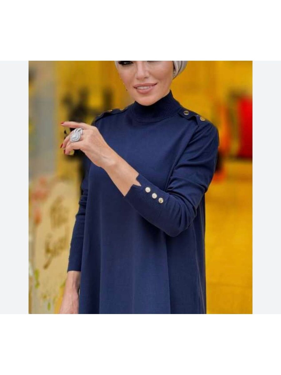 Aknur Moda Soğuk İplik Merserize Tunik