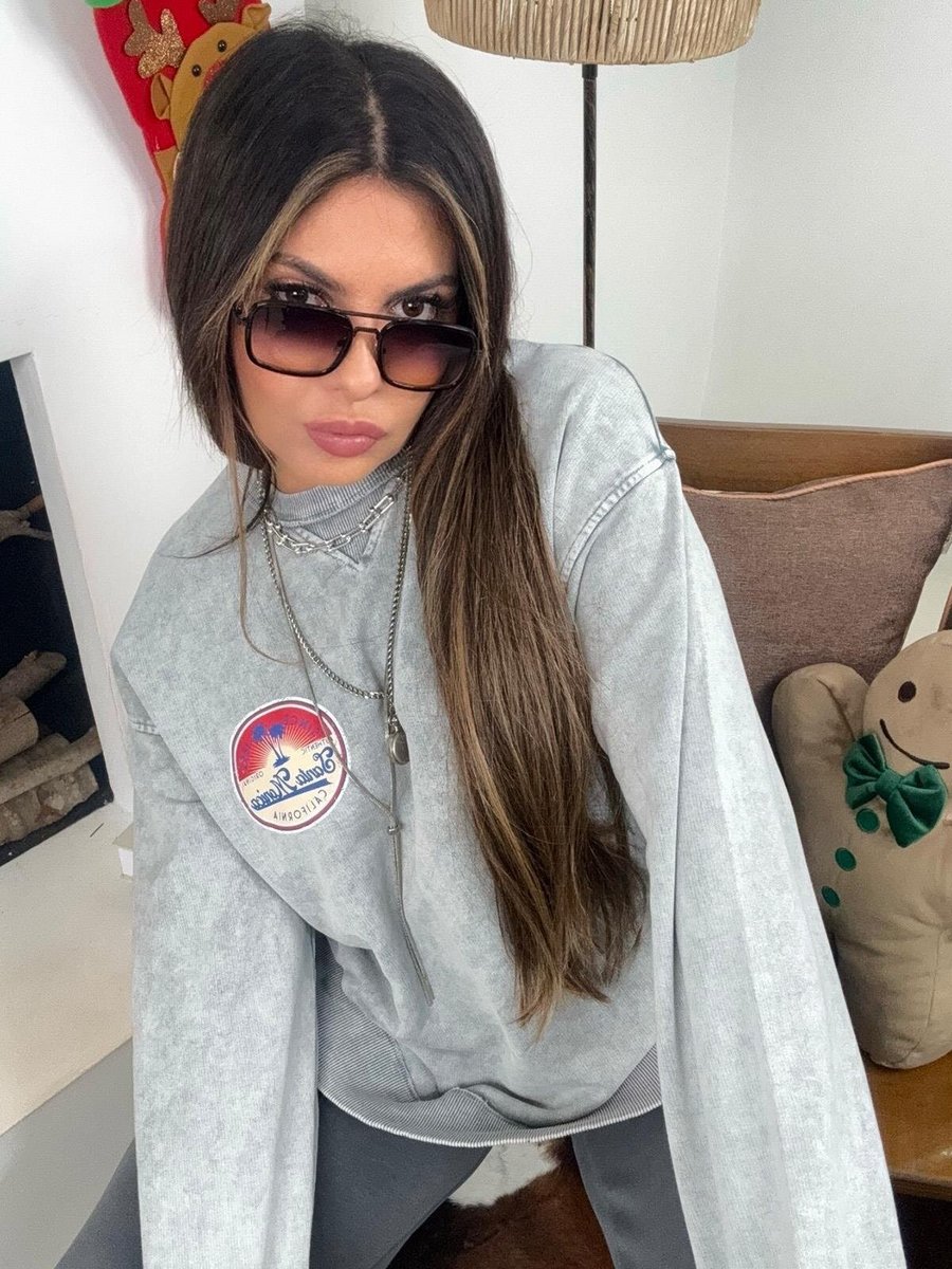 Sohotique By P Gri Santa Monica Sırt Baskılı Sweatshirt