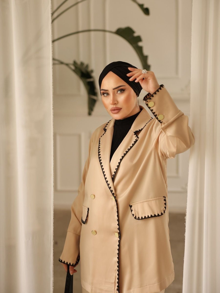 Mimi Luxury Wear Takımı Ceket Ve Pantolon Cepli