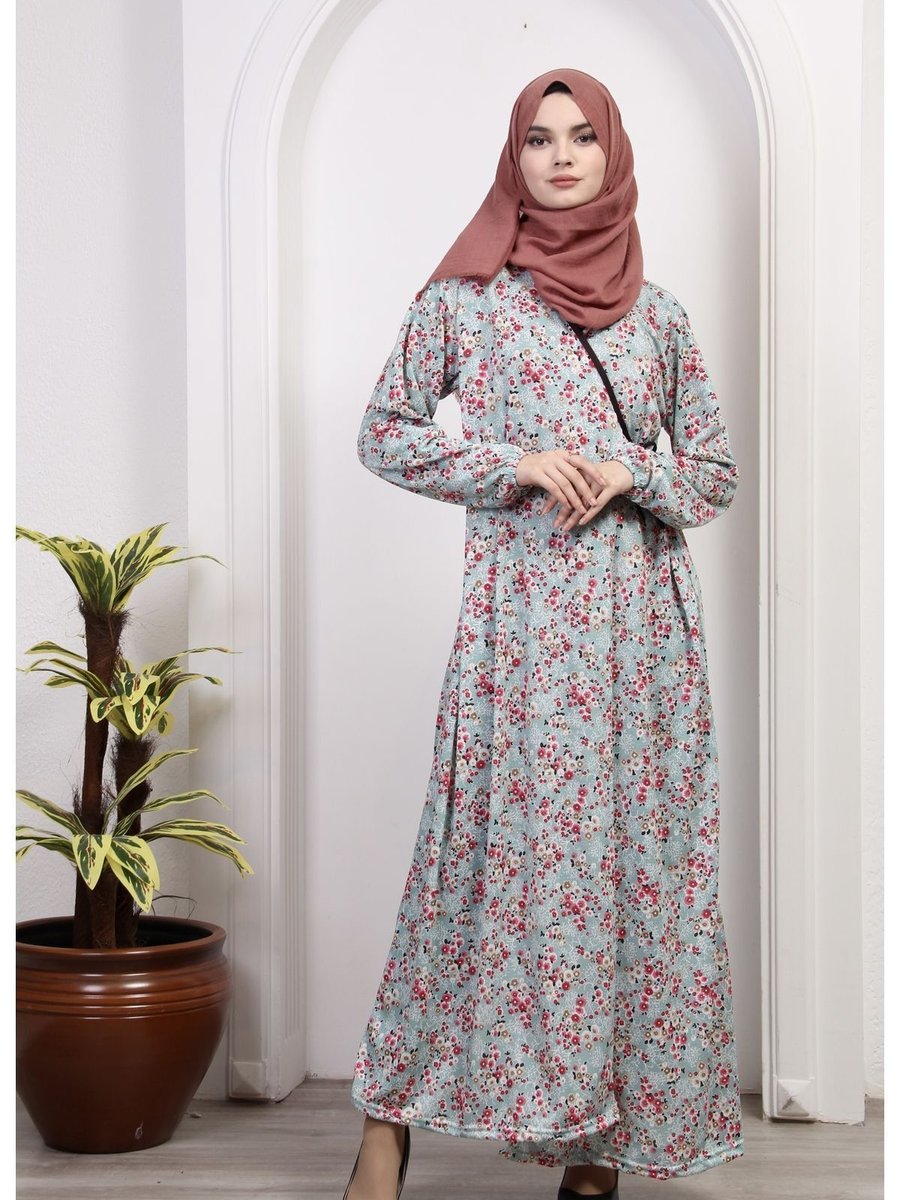 Kutay Collection Mevsimlik Pamuklu Namaz Elbisesi