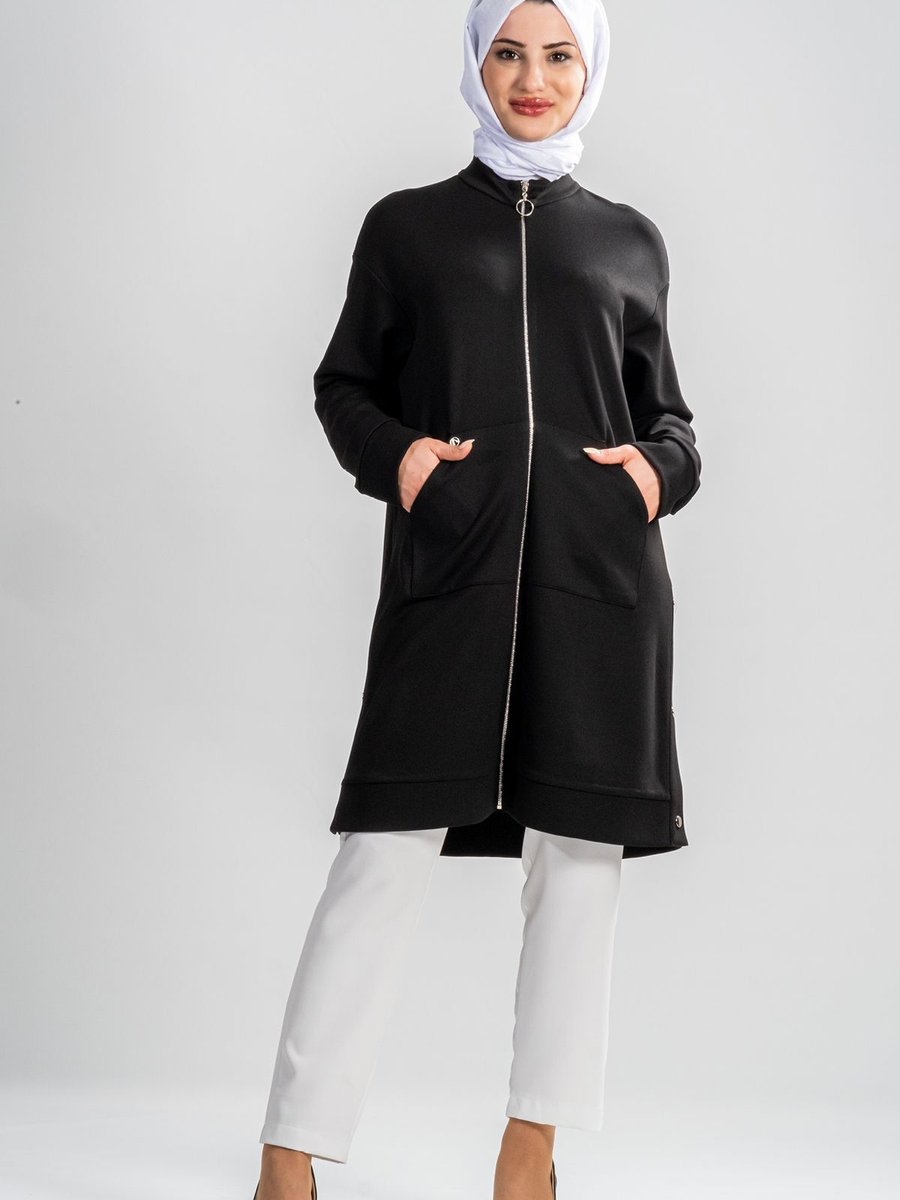 Armine Trend Sonbahar Kış Yeni Sezon Kumlu Krep Kumaş Tunik Modaayka