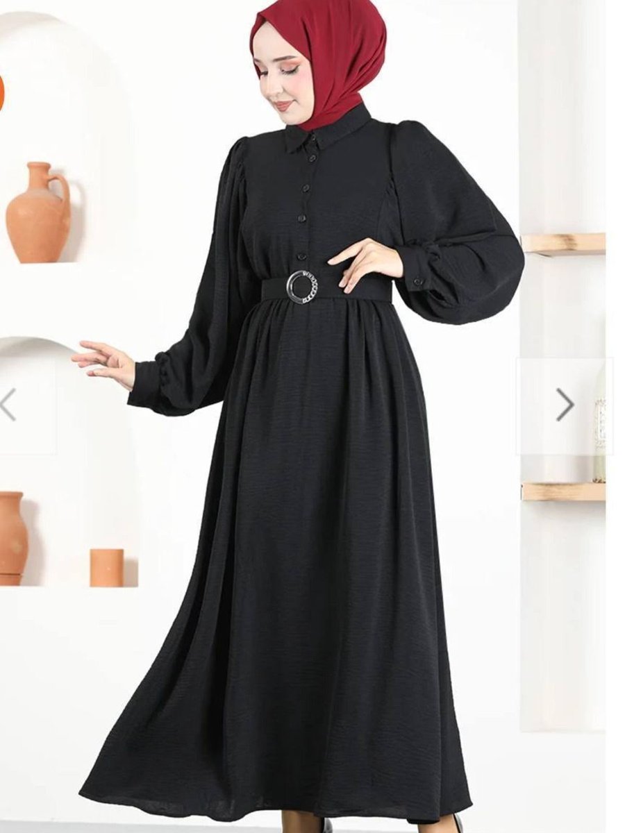 Plenty Kemerli Mevlana Etek Elbise