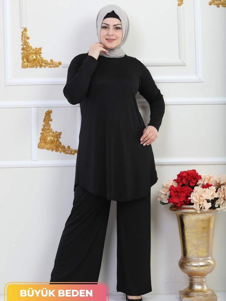 Tarzımsüper Yeni Sezon Pantolon Tunik İkili Likralı Pamuk Kumaş Esnek Konfor Modeli Şık Takım