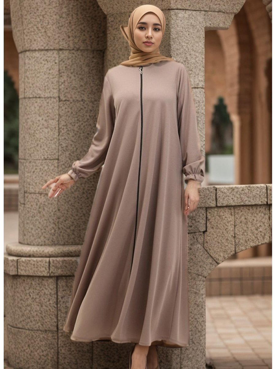 New Ats Fermuarlı Mevlana Ferace