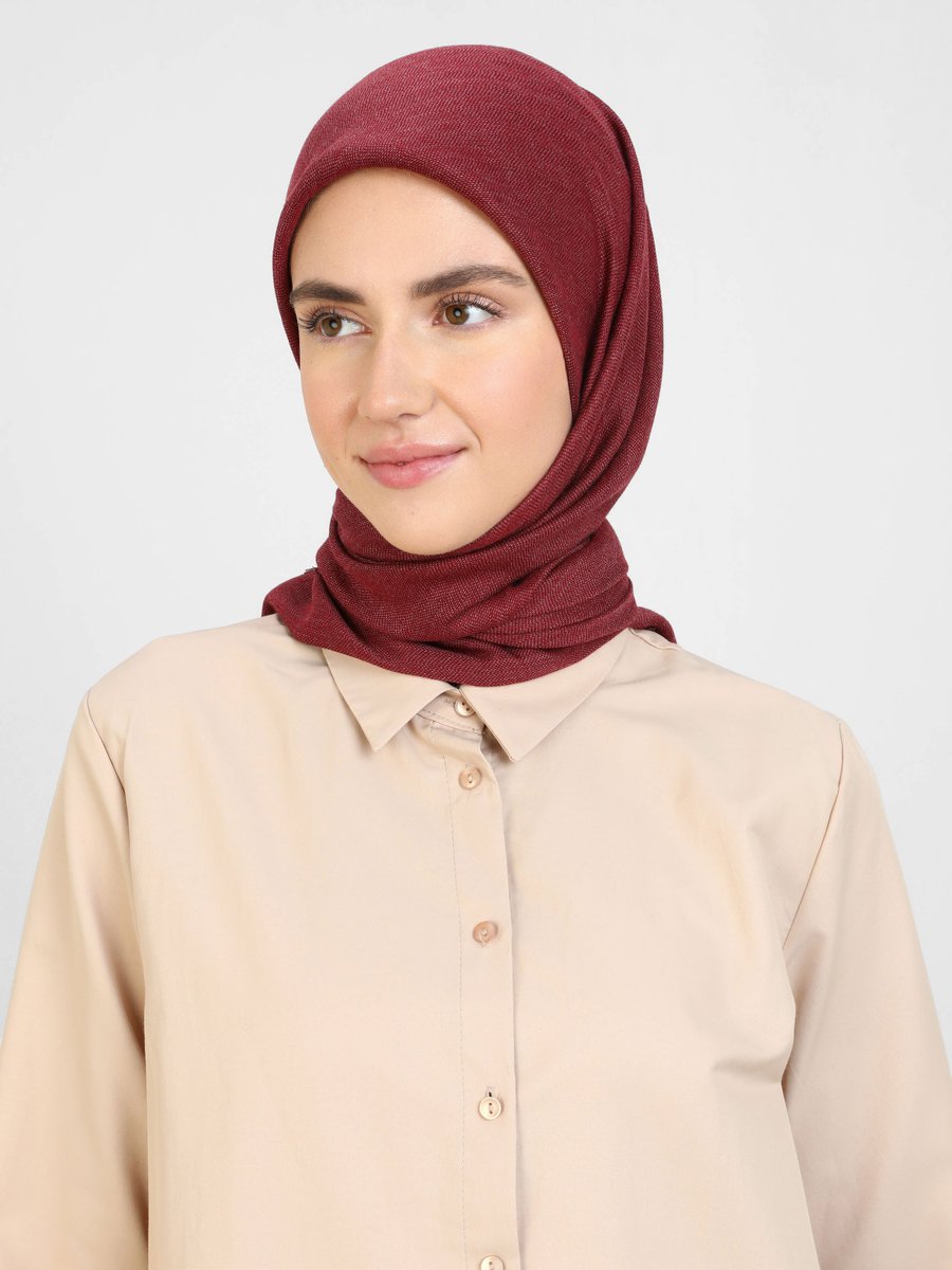 E Collection Bordo Eşarp