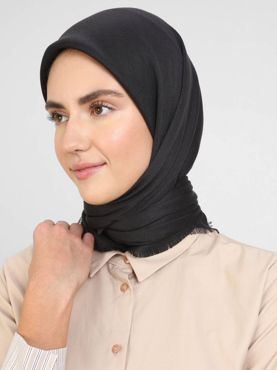 E Collection Siyah Eşarp