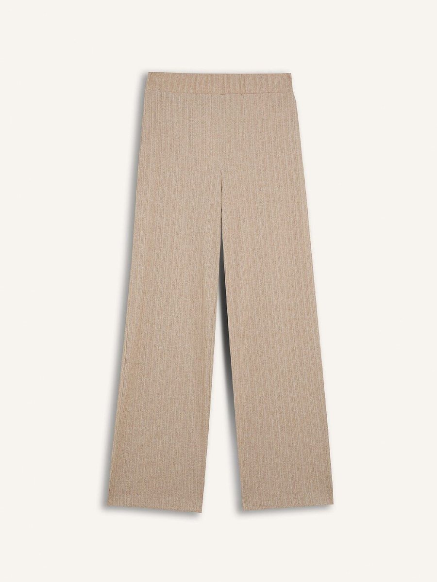Defacto Regular Beli Lastikli Basic Düz Fit Fitilli Kaşkorse Geniş Paça Pantolon D7437ax24wn