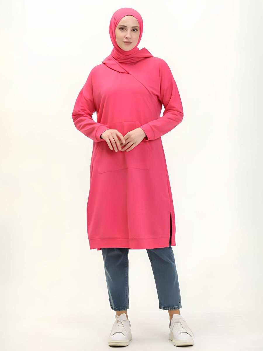 Bwest Sweatshirt Fuşya