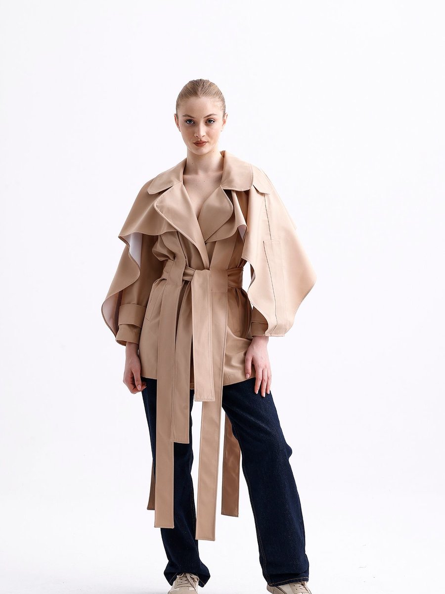 Manibru Camel Trençkot