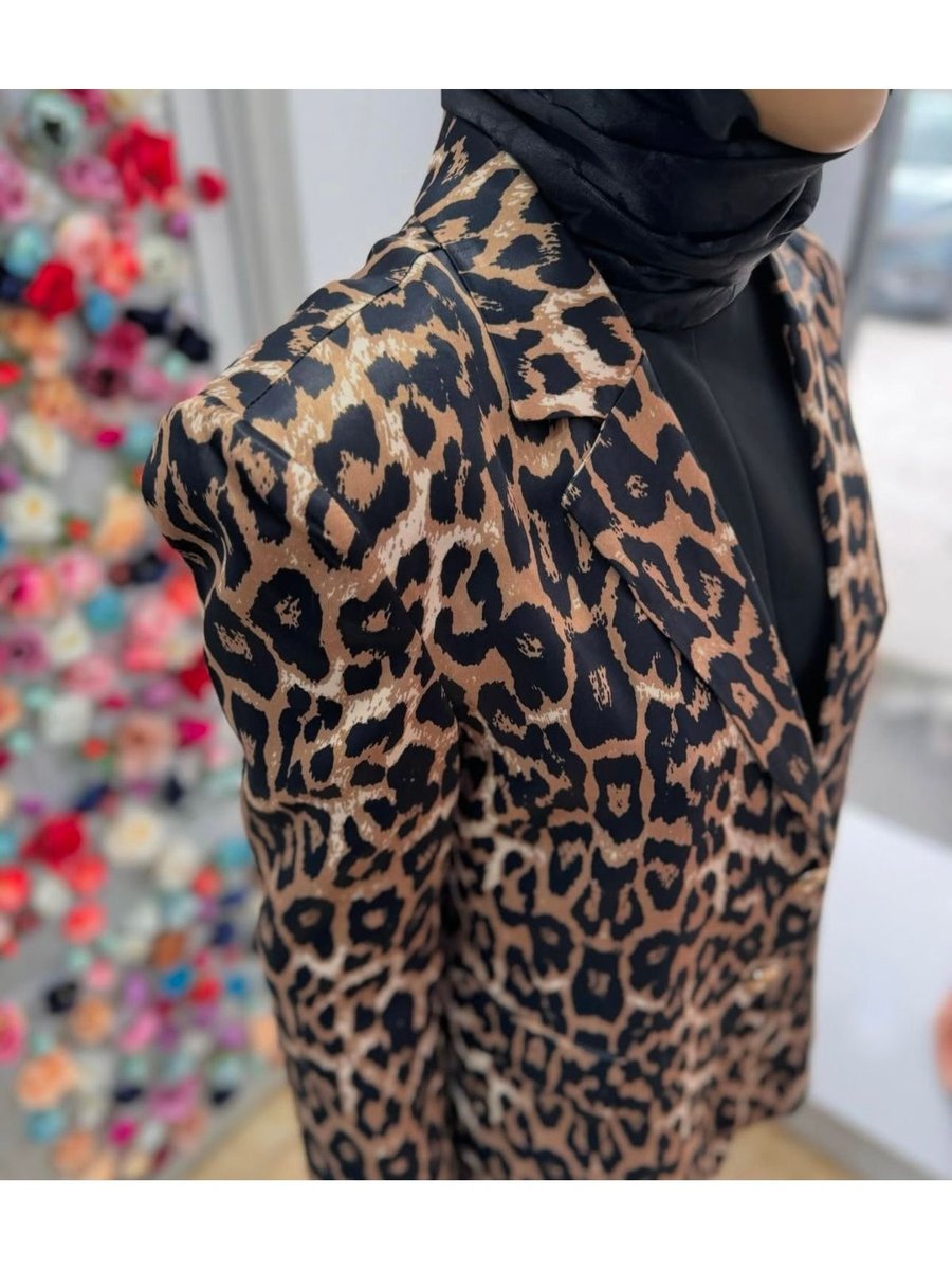 Butik Leopar Ceket