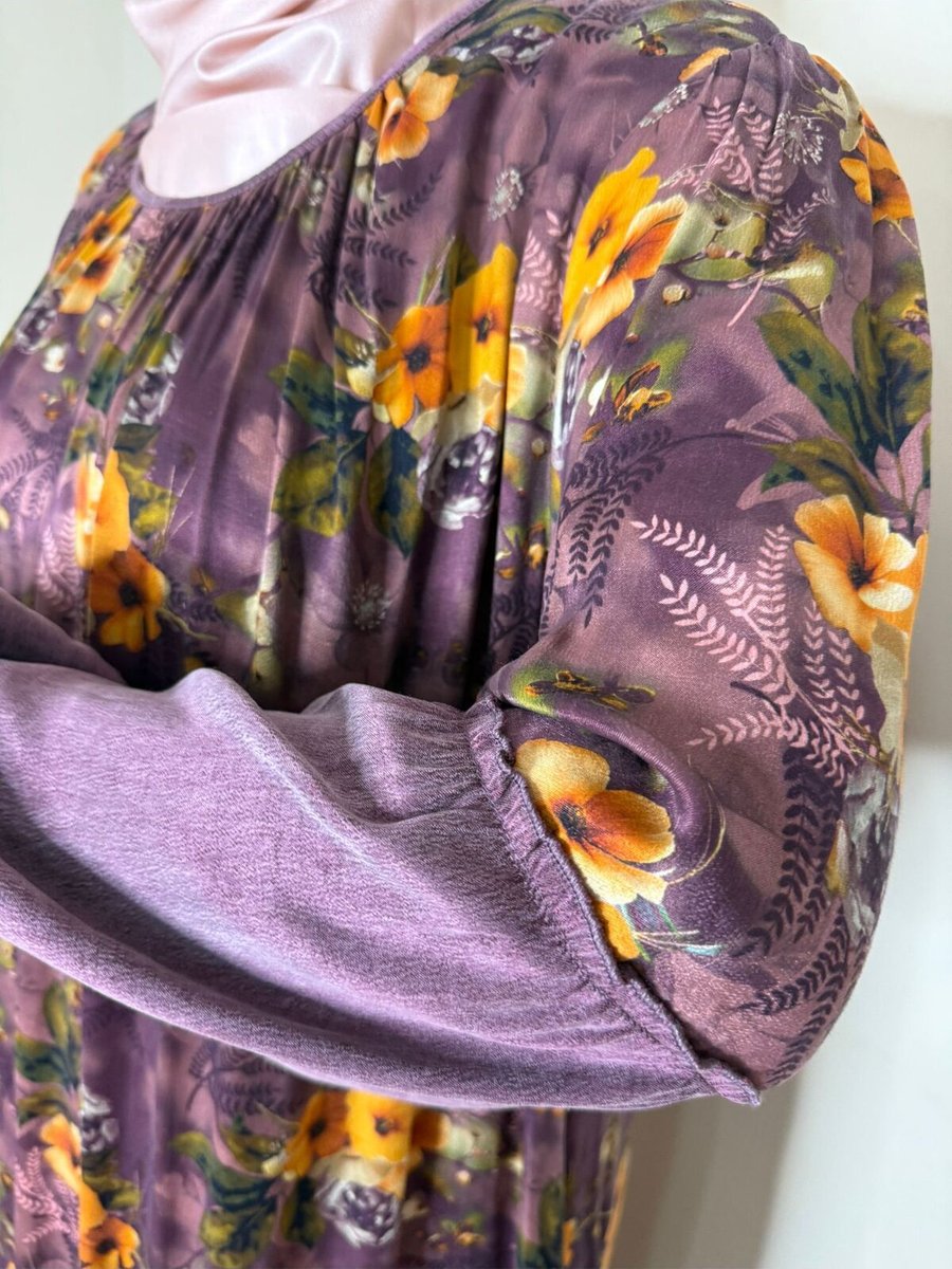 Boutique Emina Buyuk Beden Kupra İpek Elbise
