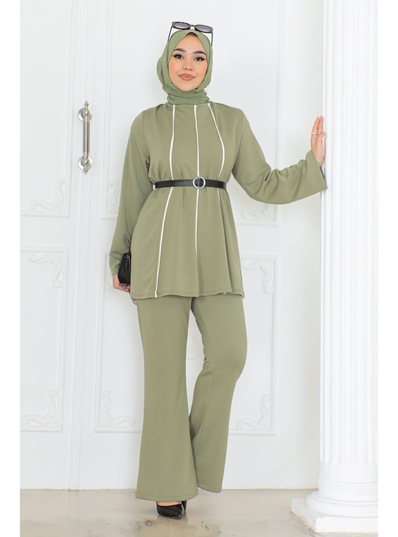 Bestenur Mint River Tunik Pantolon İkili Takım