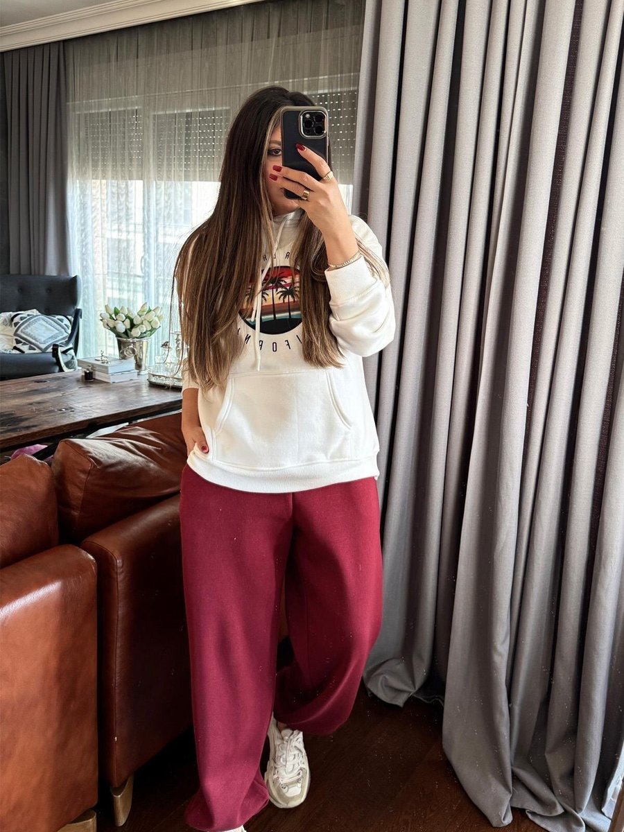 Sohotique By P Ekru California Kapüşonlu Sweatshirt