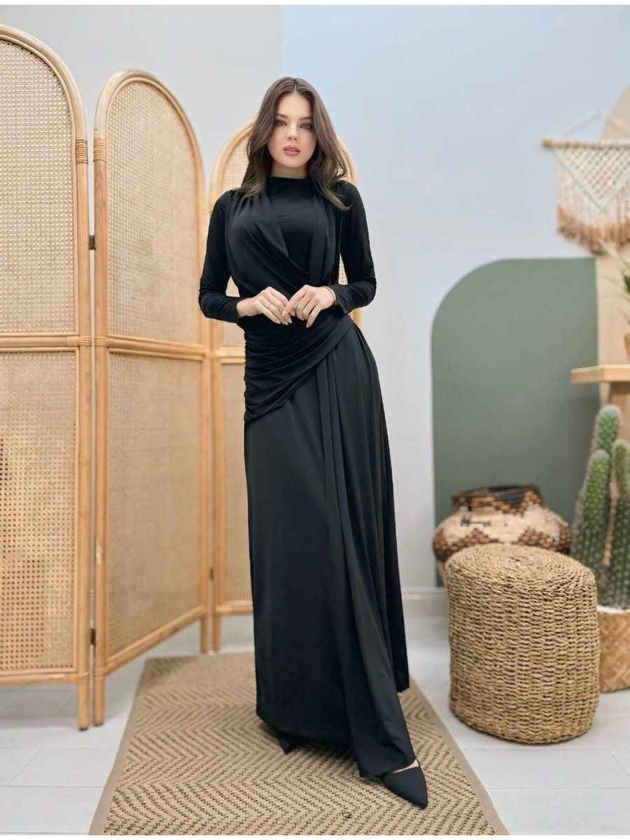 Cardella Sandy Kumaş Zr Model Likralı Uyumlu Elbise Yılbaşı Elbisesi
