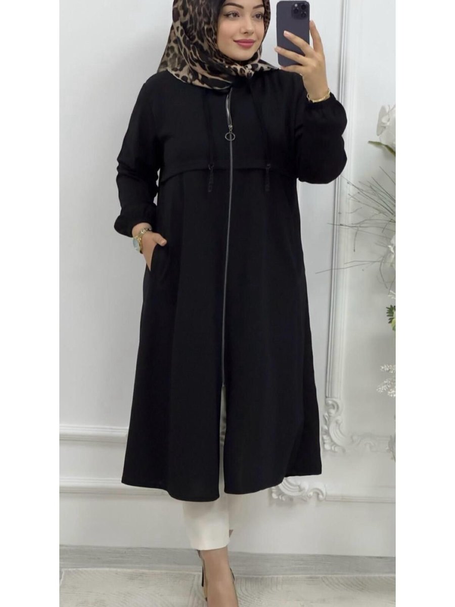 Ebrarengiz Moda Duble Krep Kadın Kap