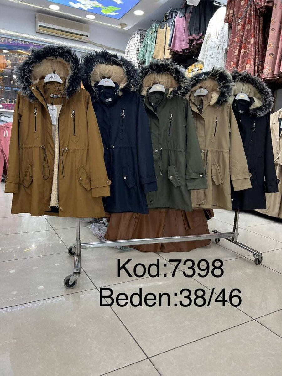 Özmenler Tesettür Bondit Kumaş Mont