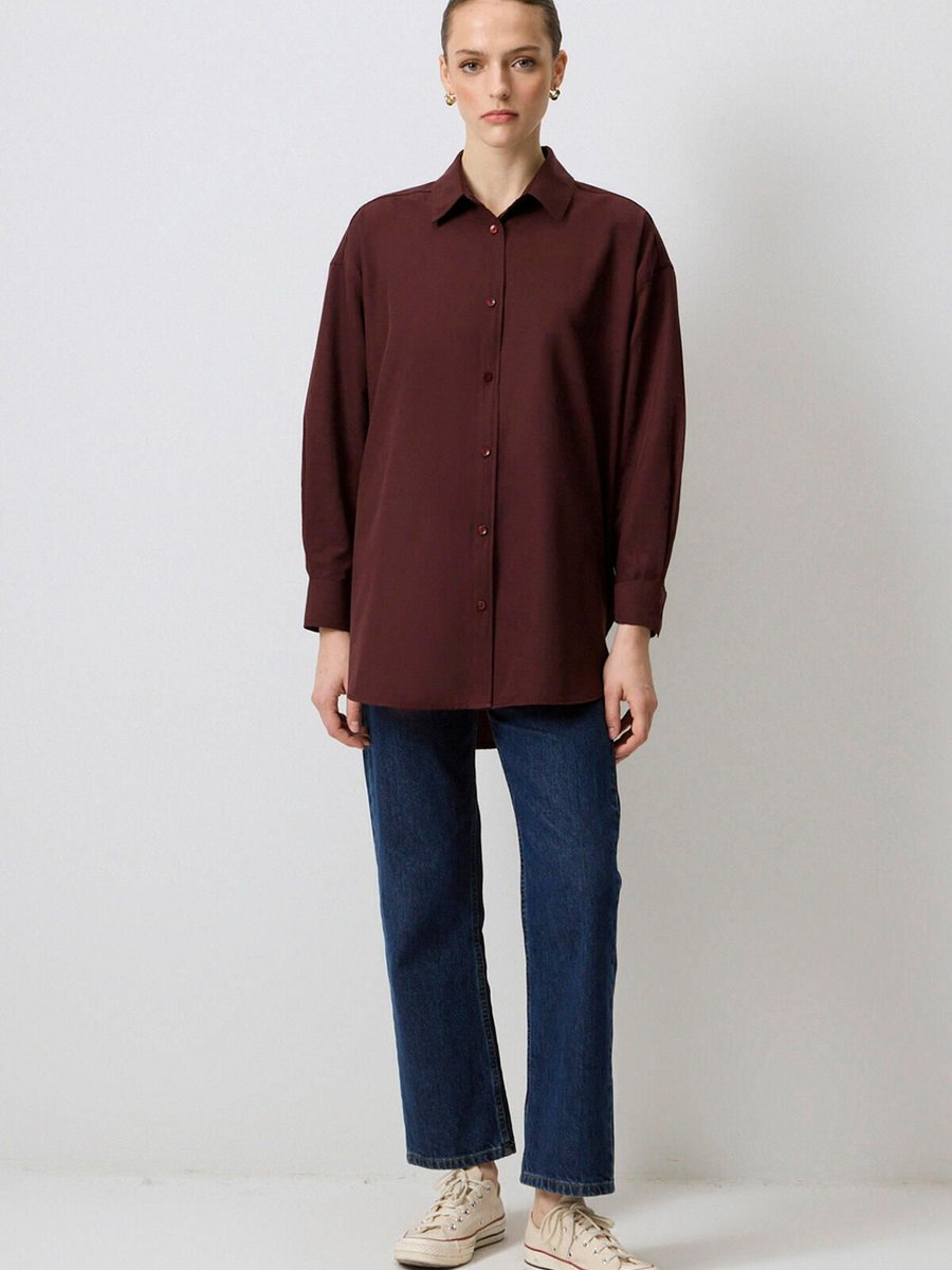 Touche Prive Relax Fit Poplin Gömlek