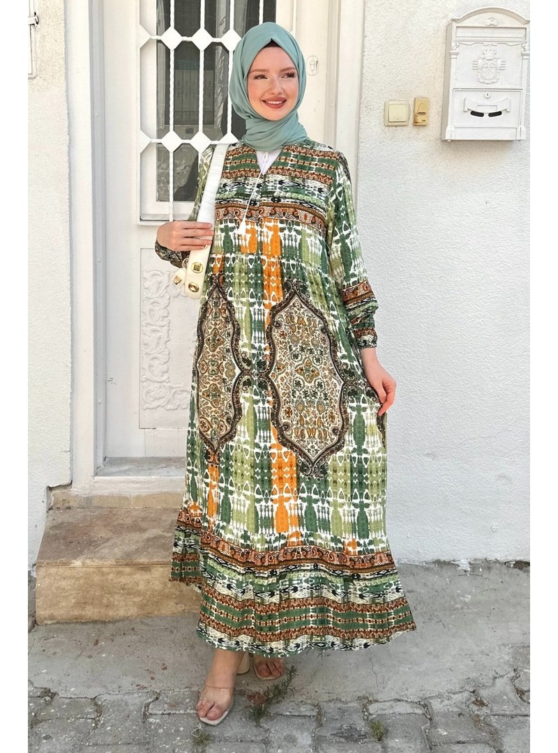 GİZCE Bridal Yeşil Elbise