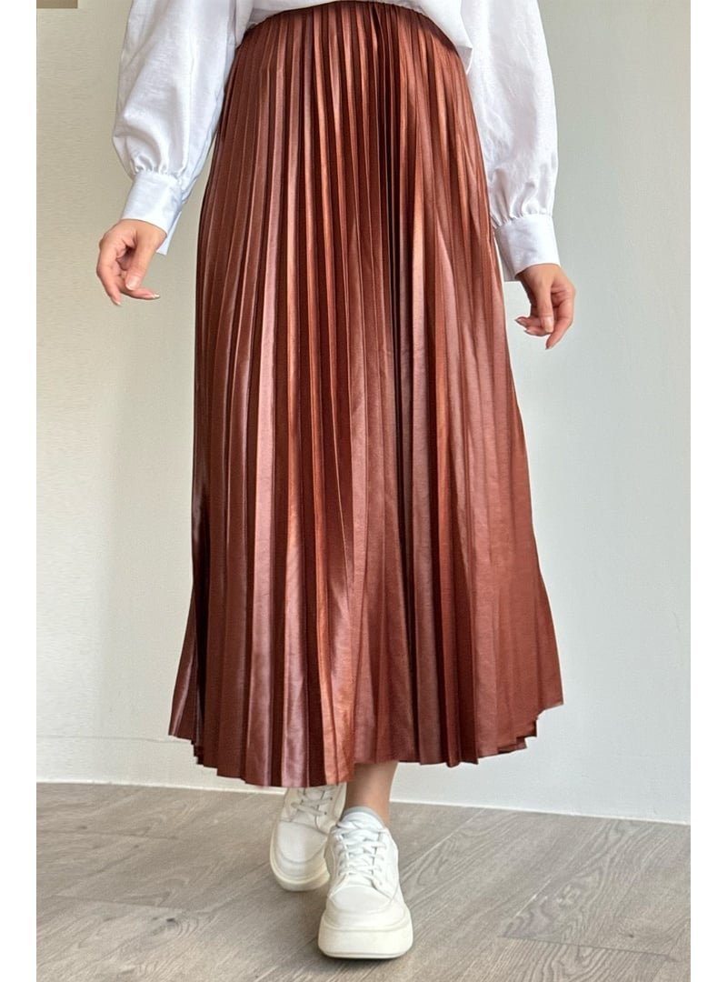 InStyle Taba Sık Piliseli Etek