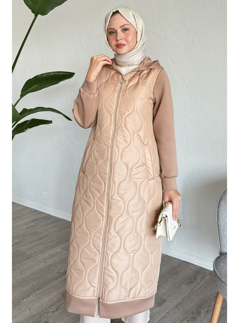 InStyle Scuba Garnili Camel Kapitone Kap