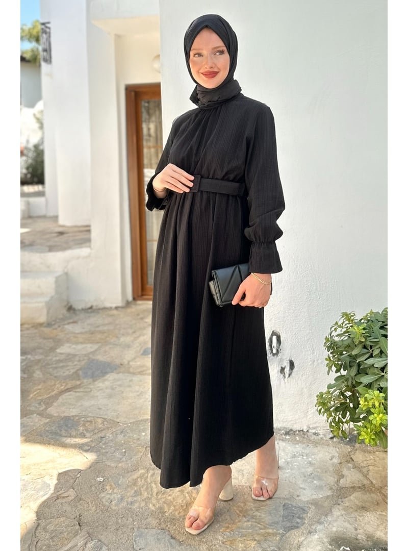 GİZCE Ola Siyah Elbise