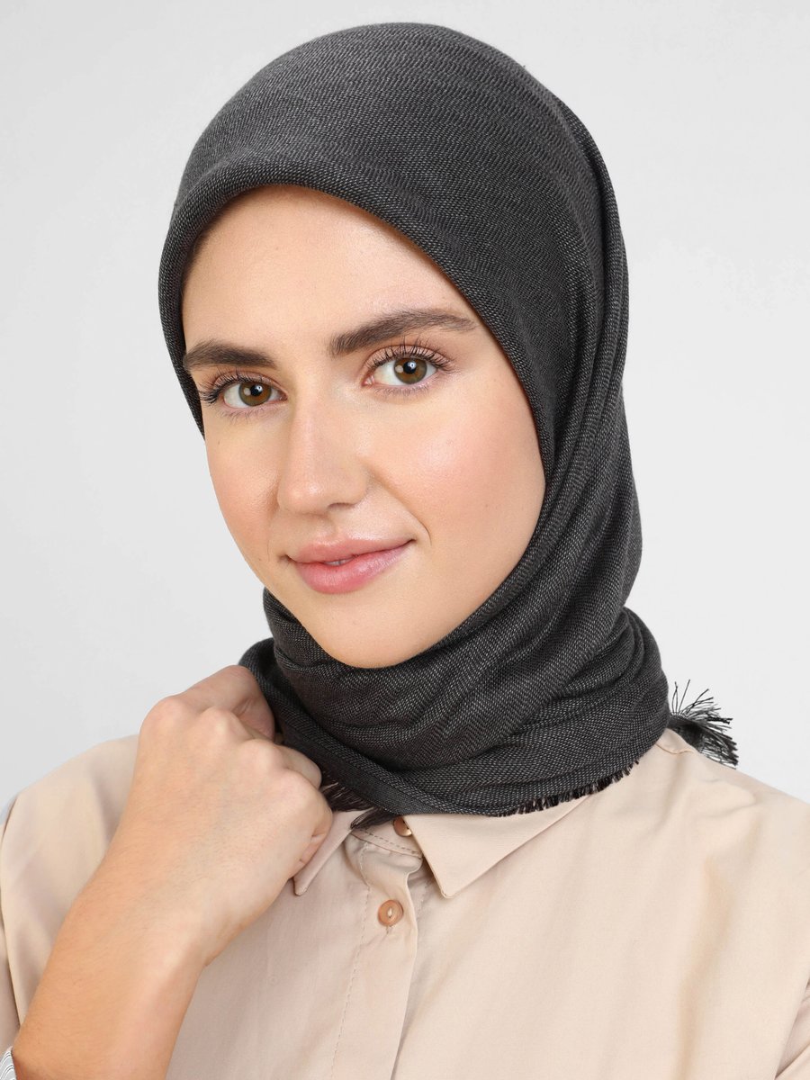 E Collection Antrasit Eşarp