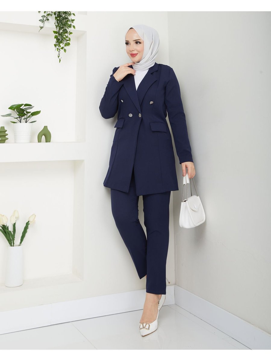 Modapark.ist Blazer Ceketli Pantolonlu Takım