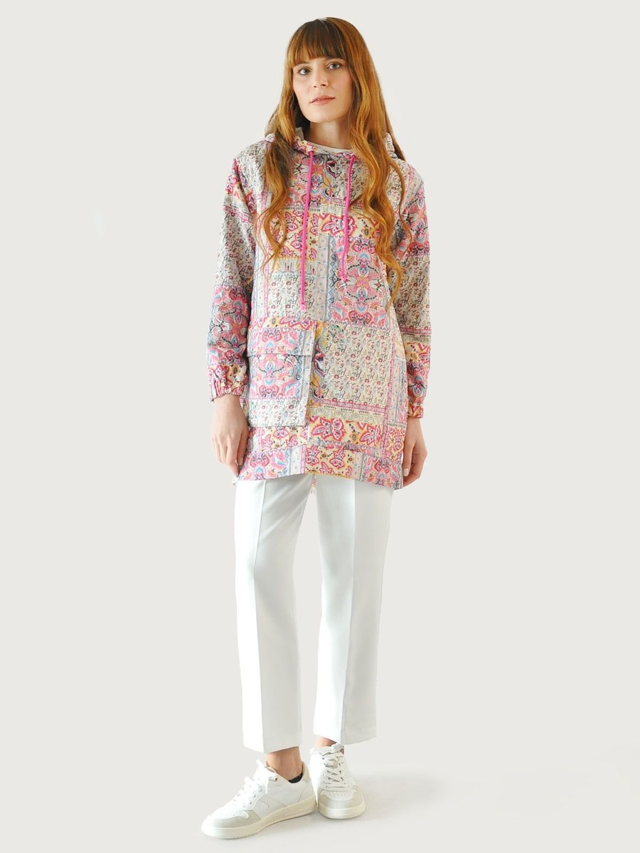 Rukayyel Patchwork Sweat Pembe