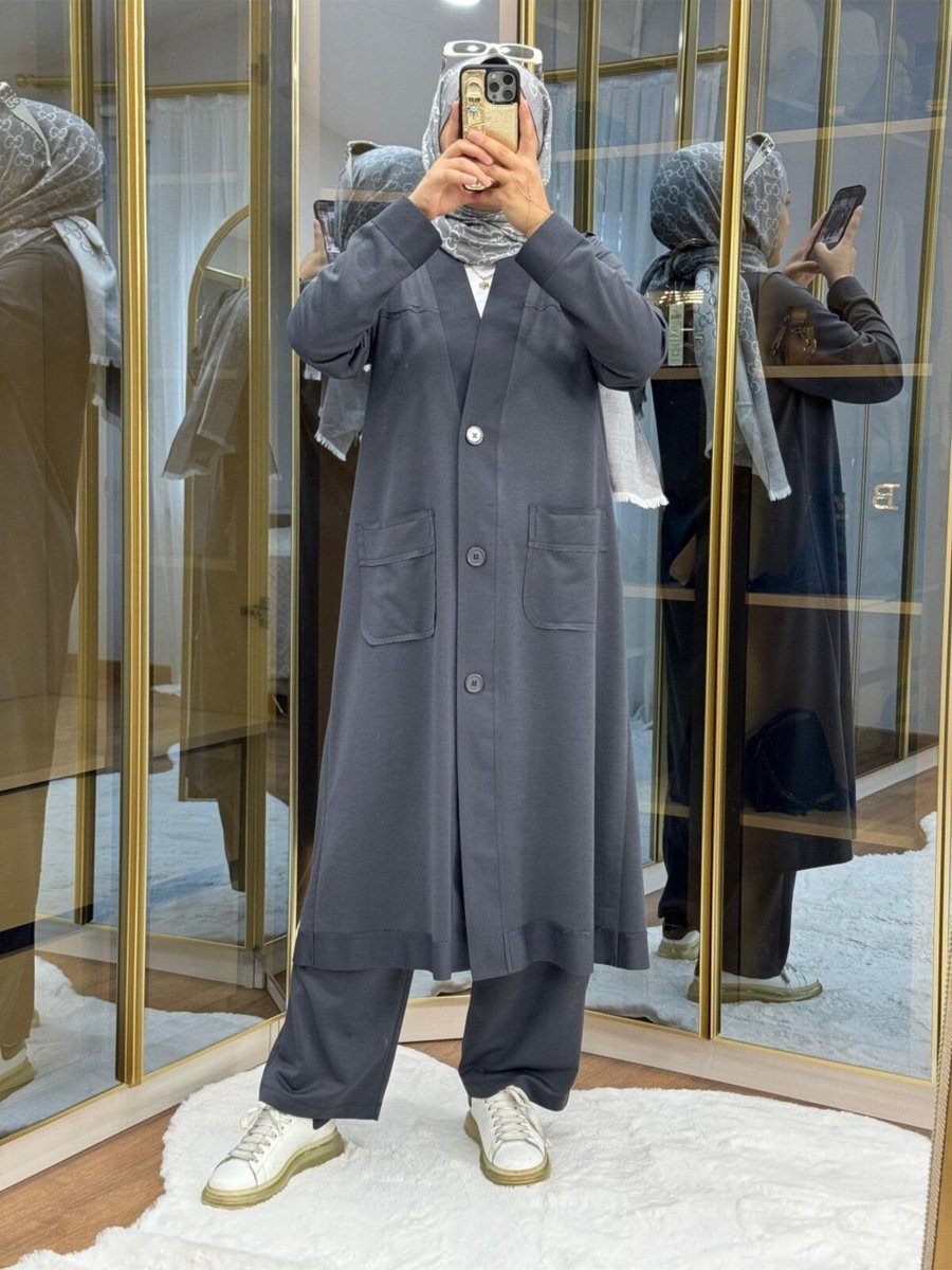 Cym Butik Büyük Beden 2'li Alt Üst Naomi Takım