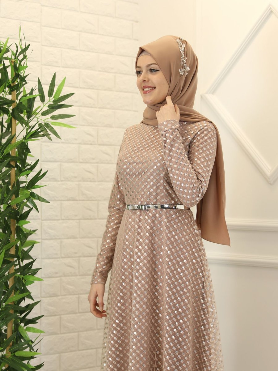Exxitcollection Roza Abiye Elbise