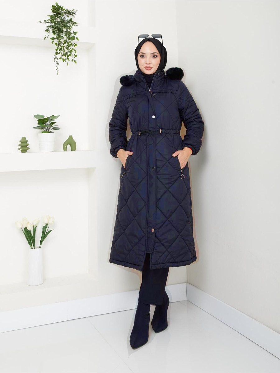 Moda Uzun Şişme Mont