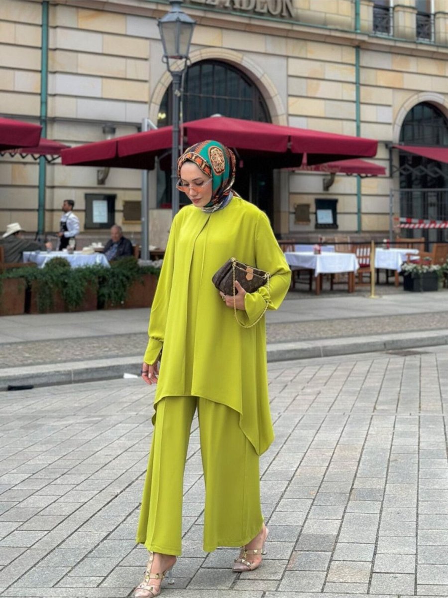 Ns Moda Yade Takım Yağ Yeşili Model