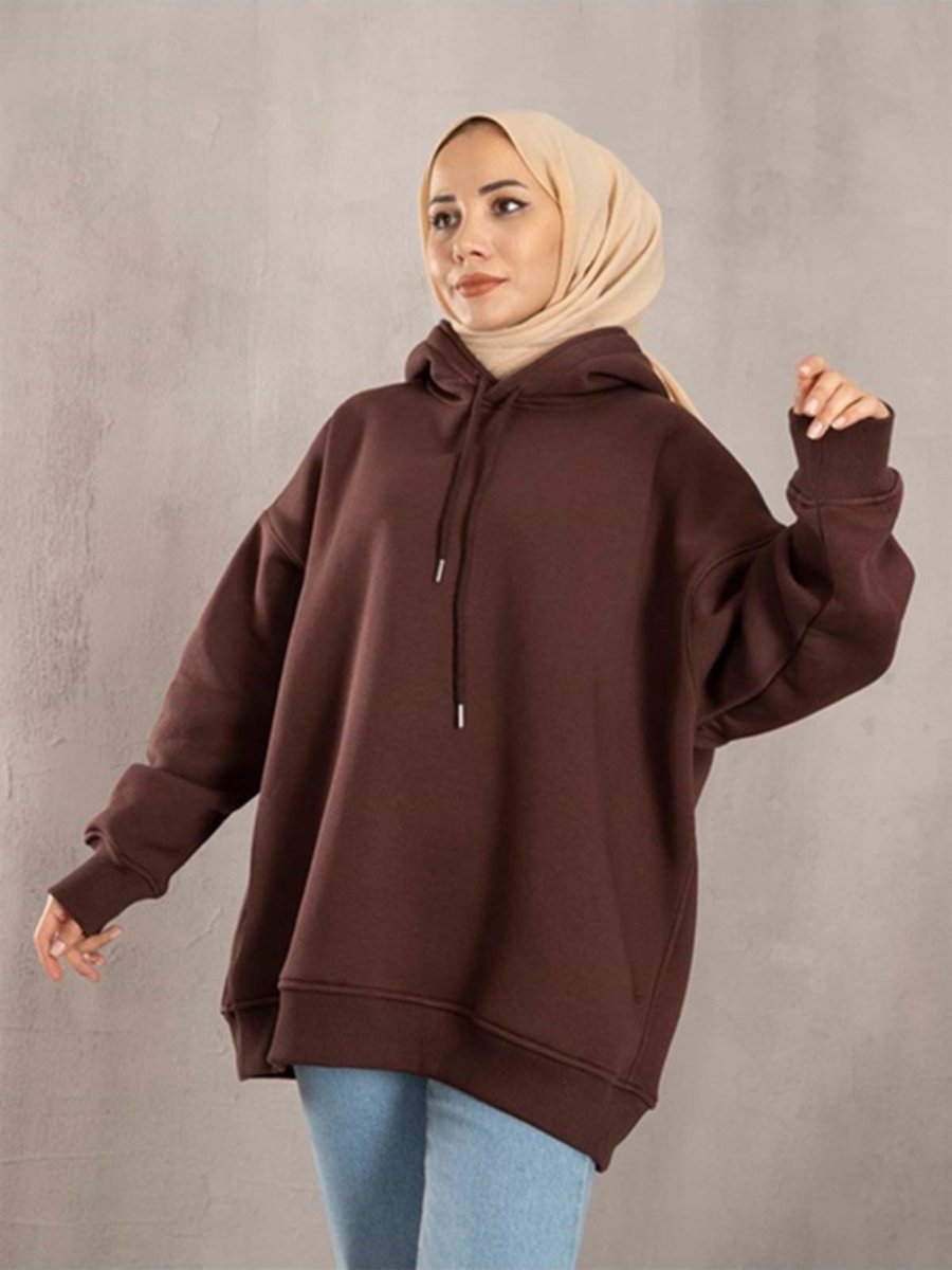 Boi Basic Unisex 5'li Kapüşonlu İplik Şardonlu Sweatshirt Bebe Mavi Siyah Kırmızı Gri Pembe