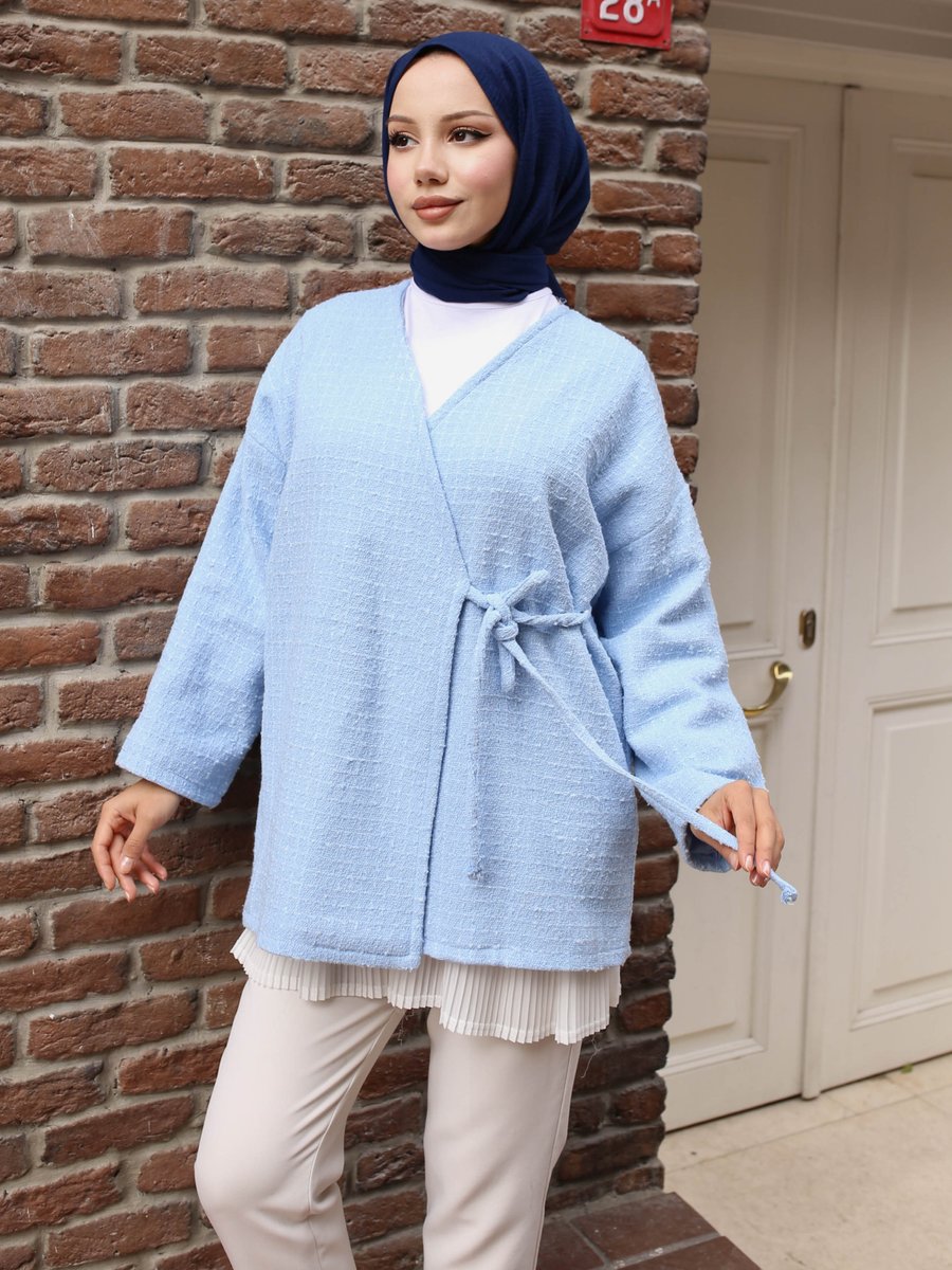 Vav Bebe Mavisi Kimono Ceket