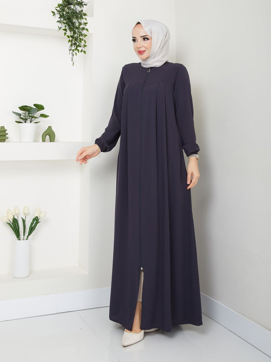 Moda Umrelik Robalı Medine Ipeği Yazlık Ferace