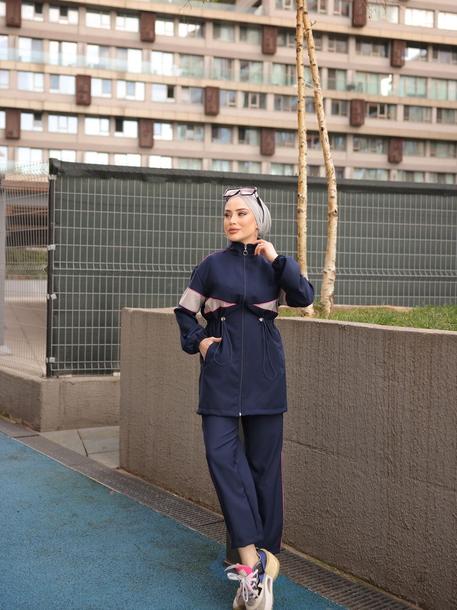 Mimi Luxury Wear Eşofman İkili Takımı Fermuarlı